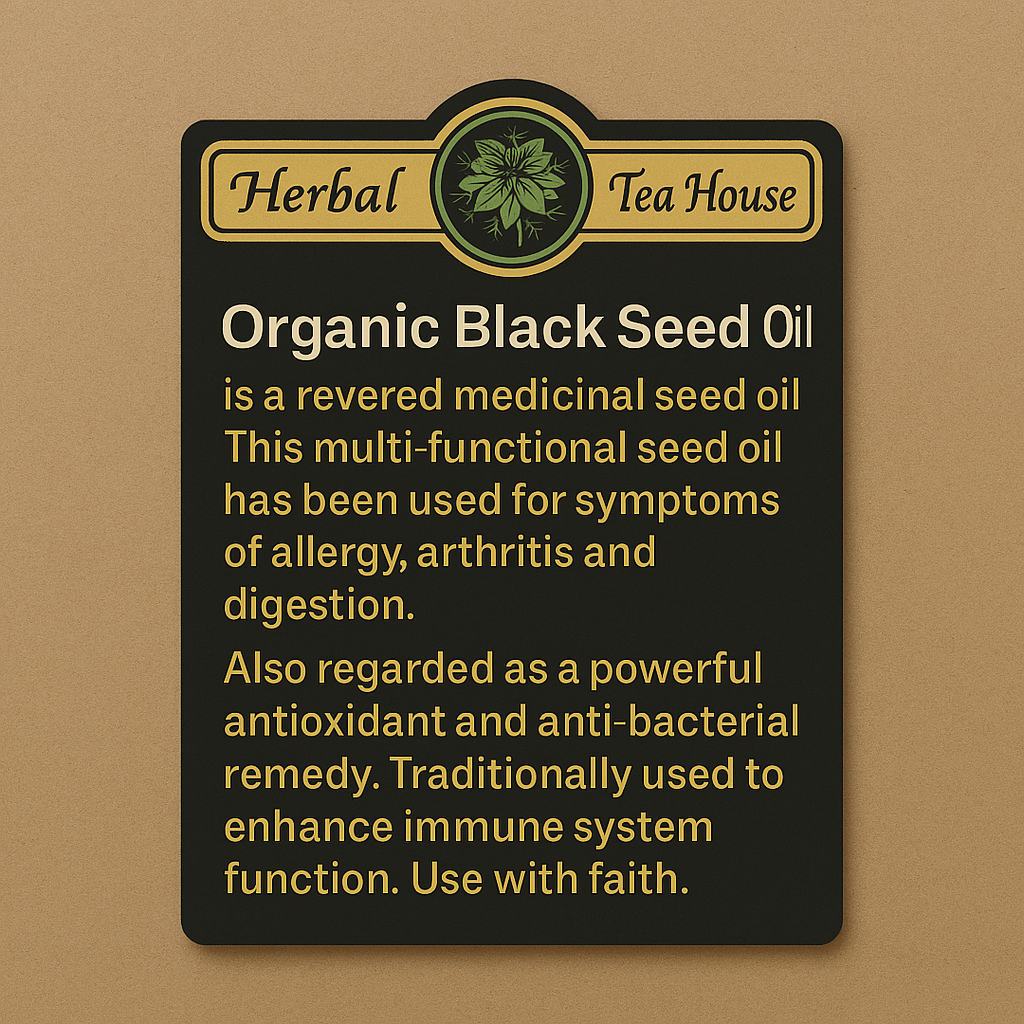 Pure Black Seed Oil – 100% Cold Pressed | 16 fl oz
