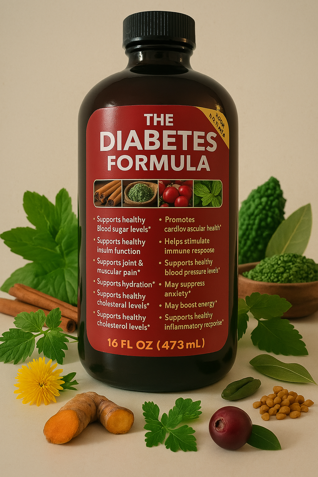 🌿 The Diabetes Formula - Natural Blood Sugar Support | A + Organic Nature Care