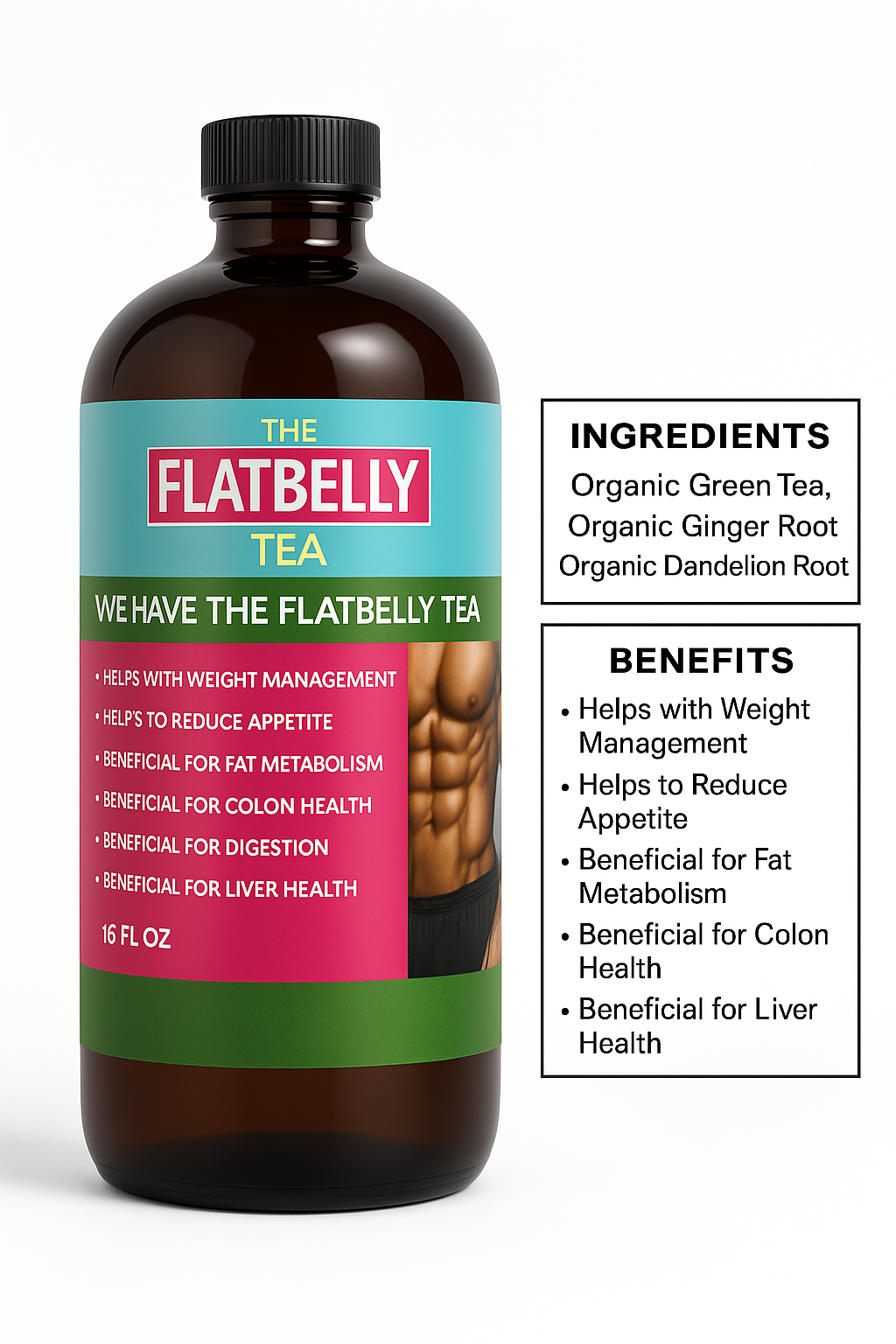 Flatbelly Tea – Natural Cleanse for a Slim Waist
