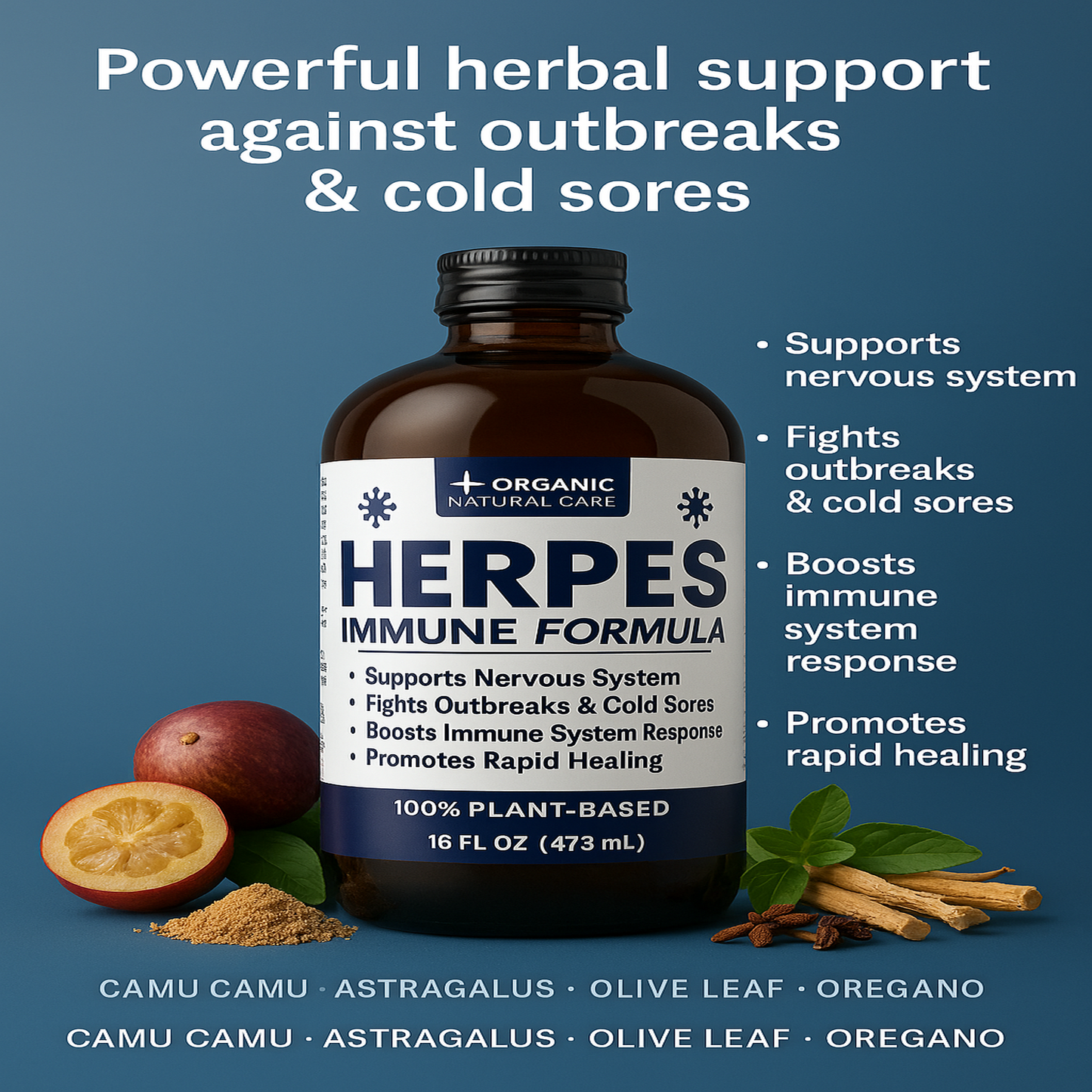 Herpes Immune Formula – Natural Plant-Based Immune Support