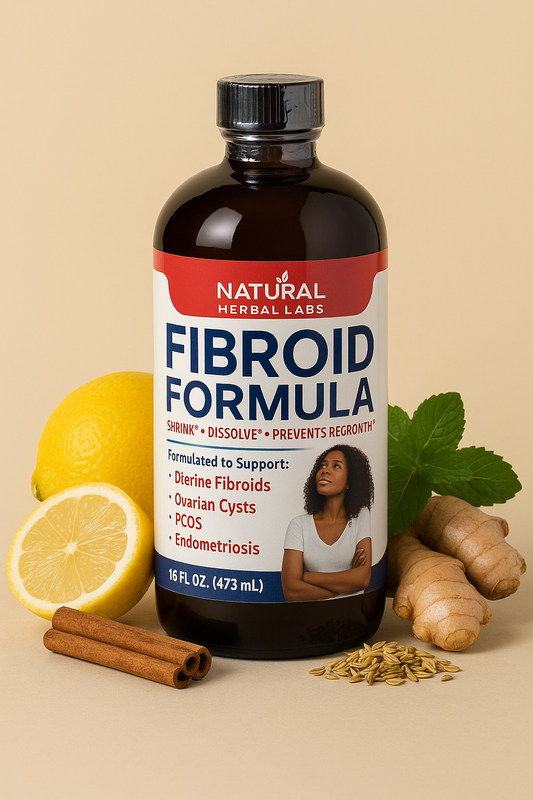 Fibroid Formula – Herbal Support for Fibroids, Ovarian Cysts & Hormonal Balance – 16 oz