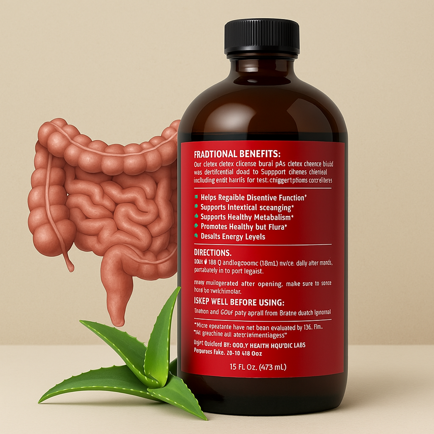 Super Colon Detox – Total Gut Cleanse & Probiotic Support  (Organic Herbal Formula)