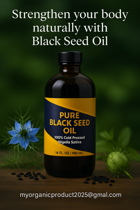 Pure Black Seed Oil – 100% Cold Pressed | 16 fl oz
