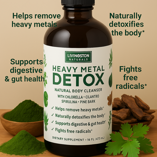 Heavy Metal Detox – Natural Plant-Based Formula for Full Body Cleanse (16 oz)