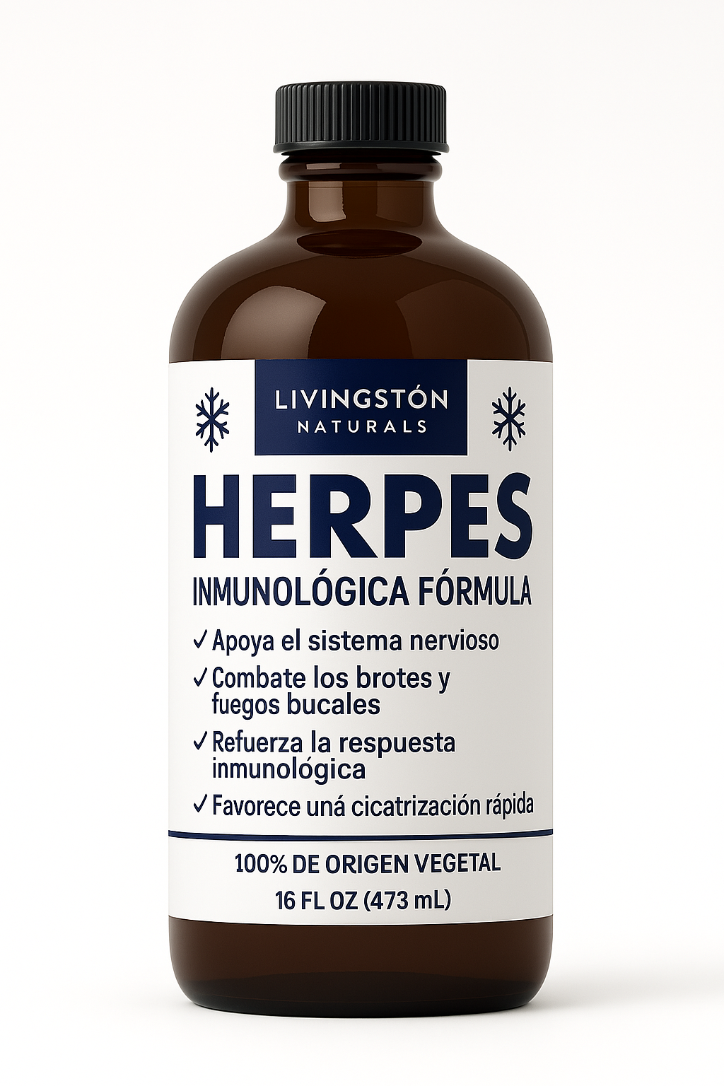 Herpes Immune Formula – Natural Support for Viral Outbreaks & Immune Health (16 oz)