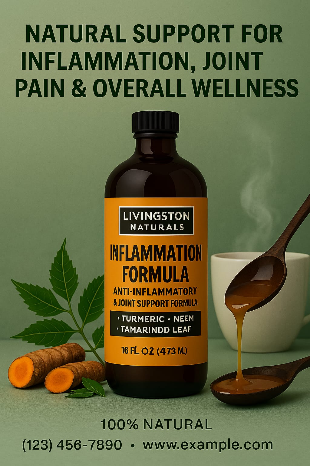 Herbal Relief Elixir-Anti-Inflammatory & Joint Support Formula