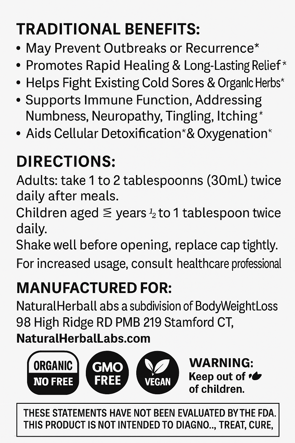 Prostate & Support- Natural Herbal Remedy for Men's Health - A +Organic Care