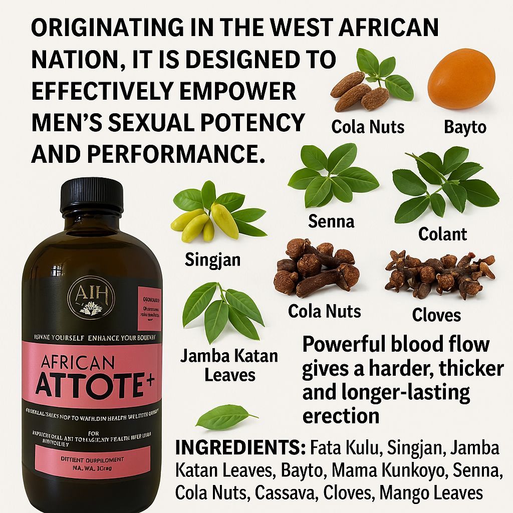 Africa Attote+ – Power, Passion & Performance for Men